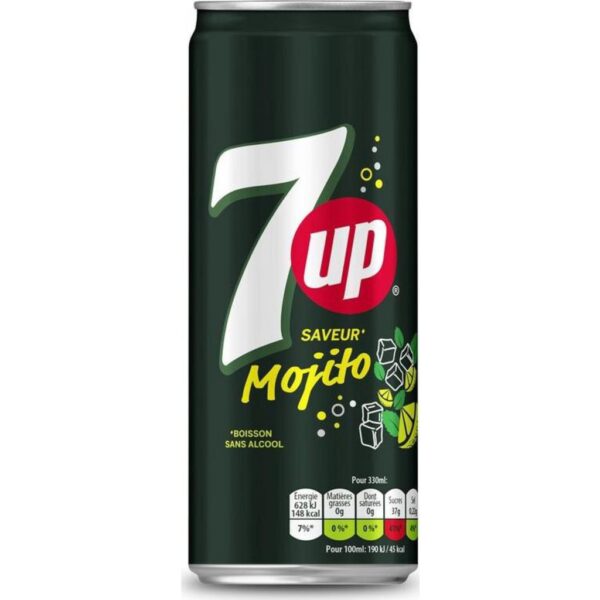 7 up Citron Vert- Menthe 330 ML