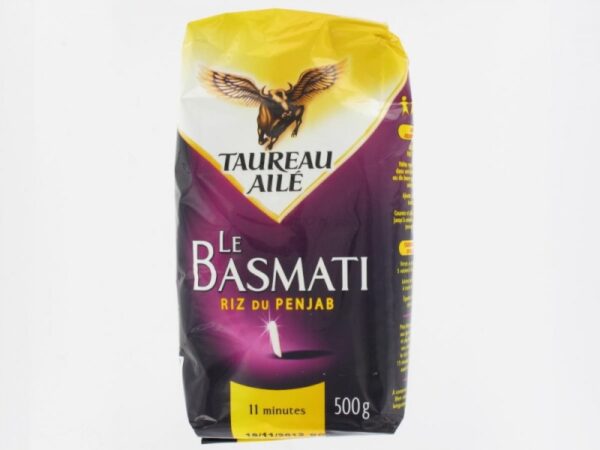 Basmati indica flavored rice palette – TAUREAU AILE – 500g